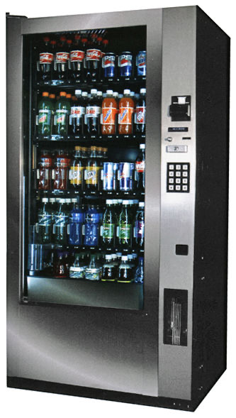 Royal Vision Vendor RVV-500 glass-front drink vending machine